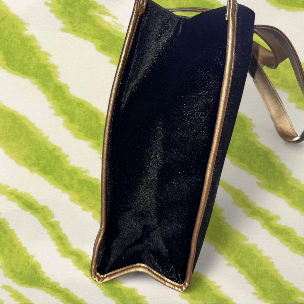 Jimmy Choo Parfums✨🖤💛Black and Gold Tote Bag - Picture 4 of 5